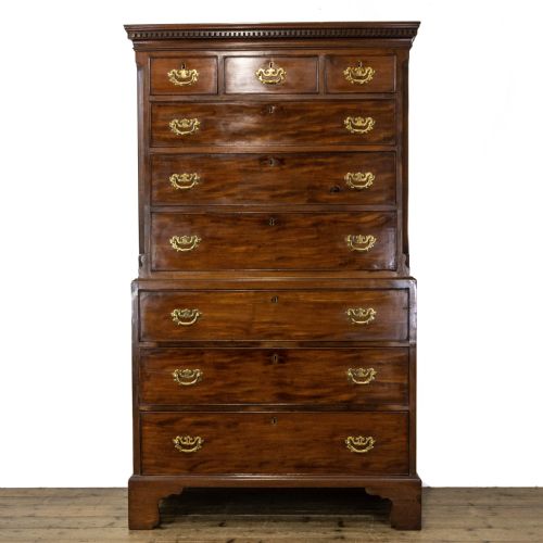 Antique Mahogany Chest on Chest