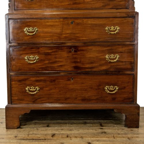 fig 1. Antique Mahogany Chest on Chest