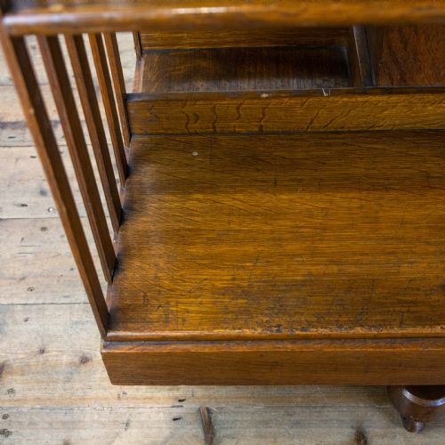 fig 2. Edwardian Antique Oak Revolving Bookcase
