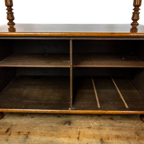 fig 2. Antique Mahogany Buffet with Cupboard Base