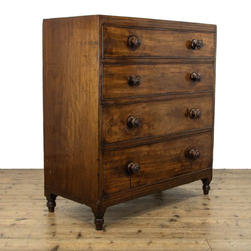 fig 1. Victorian Antique Mahogany Chest of Drawers
