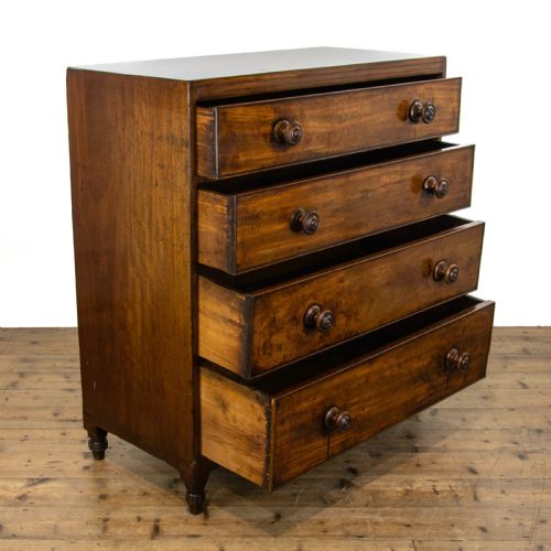 fig 2. Victorian Antique Mahogany Chest of Drawers