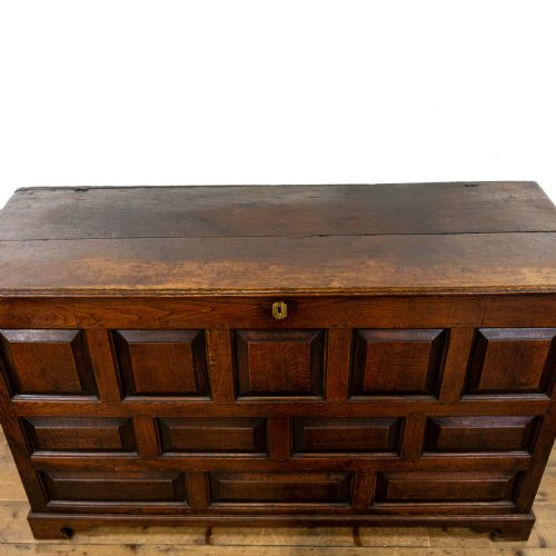 fig 1. 18th Century Antique Welsh Oak Coffer