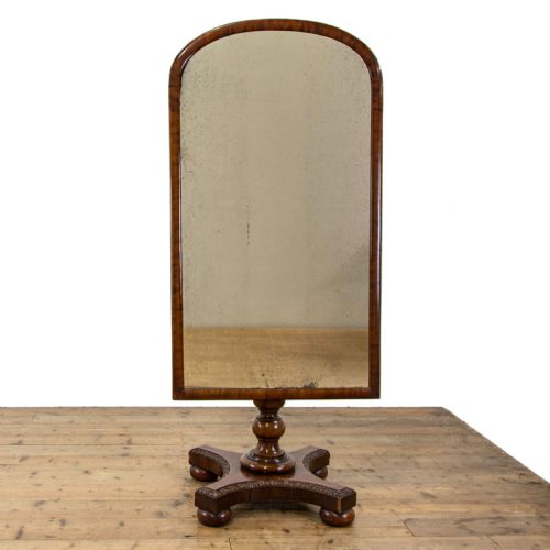 Edwardian Antique Mahogany Cheval Mirror