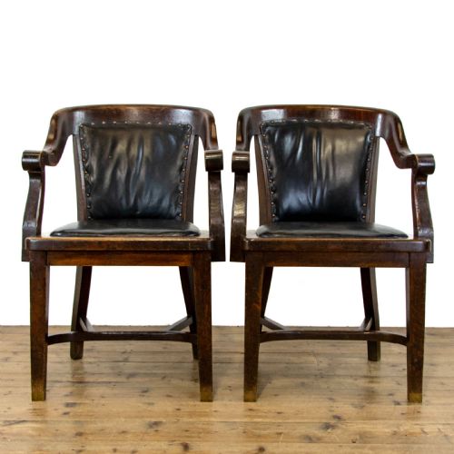 fig 1. Pair of Gentleman's Tub Style Chairs
