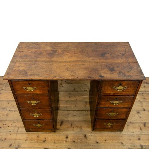 fig 2. Antique Oak Pedestal Desk
