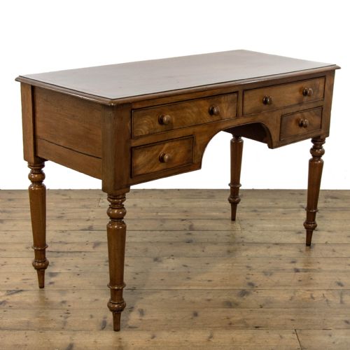 Antique Mahogany Kneehole Writing Table