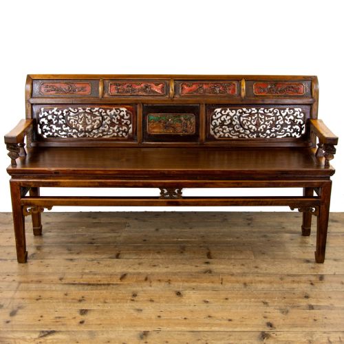 Unusual Chinese Hall Bench