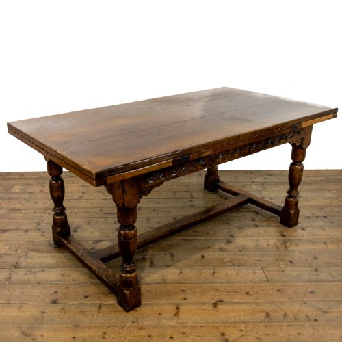 Extendable Antique Dining Table in the Jacobean Style