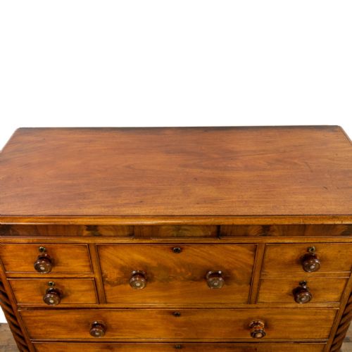 fig 1. Victorian Scottish Mahogany Chest of Drawers