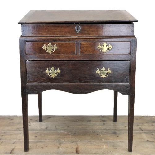 fig 2. ANTIQUE 18TH CENTURY OAK CLERK’S DESK