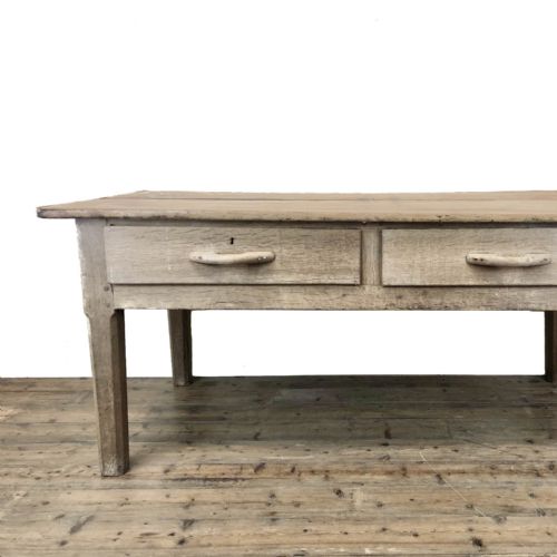 fig 1. Antique Oak and Pine Farmhouse Table