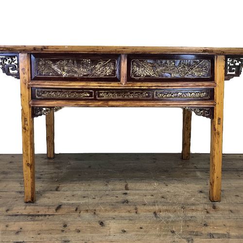 fig 2. Antique Chinese Elm Serving Sideboard