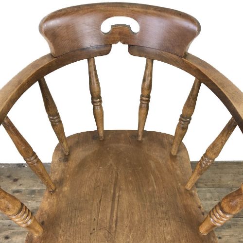 fig 2. Antique Spindle Back Smoker’s Bow Chair