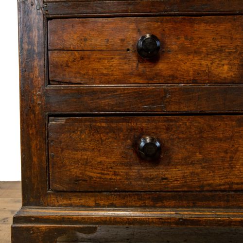 fig 2. Low Antique Oak Chest of Drawers