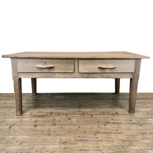 Antique Oak and Pine Farmhouse Table