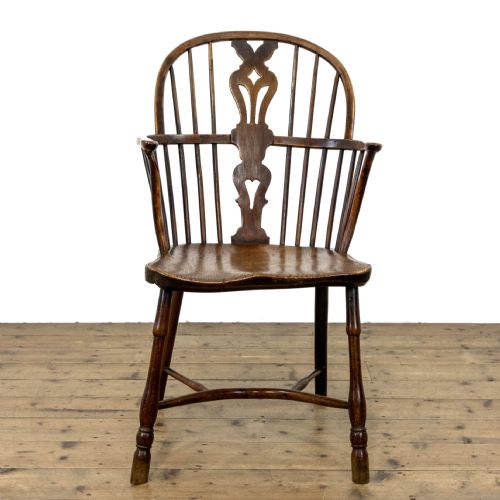 fig 1. 19th Century Antique Windsor Armchair
