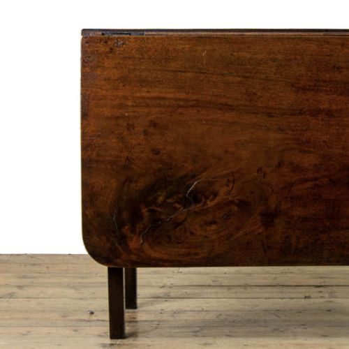 fig 2. Antique Georgian Mahogany Drop Leaf Table