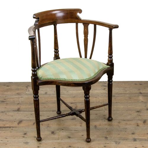 fig 2. Two Similar Antique Mahogany Corner Chairs