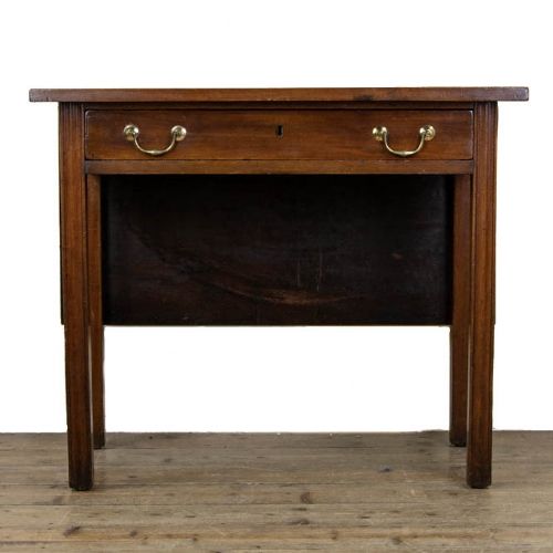 Antique Extendable Georgian Mahogany Side Table