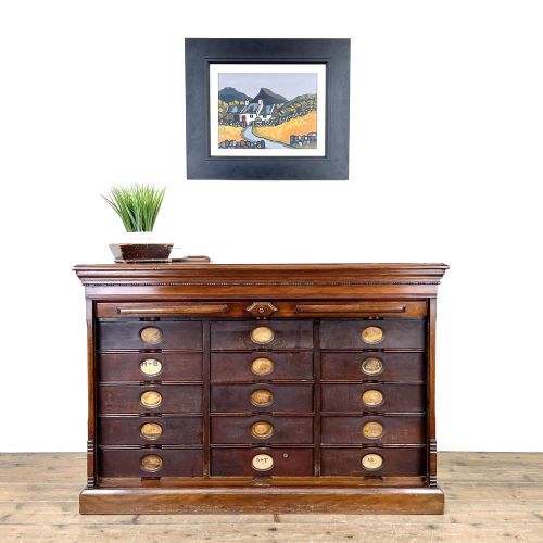 fig 1. 19th Century Antique Amberg Cabinet
