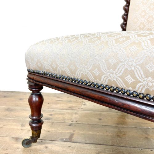 fig 2. Antique Victorian Walnut Prie Dieu Chair