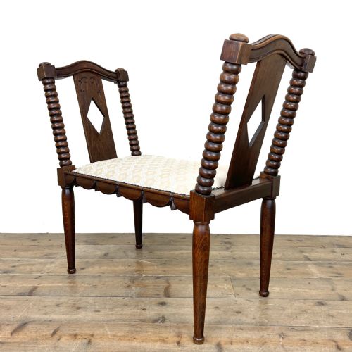 Antique Oak Window Seat