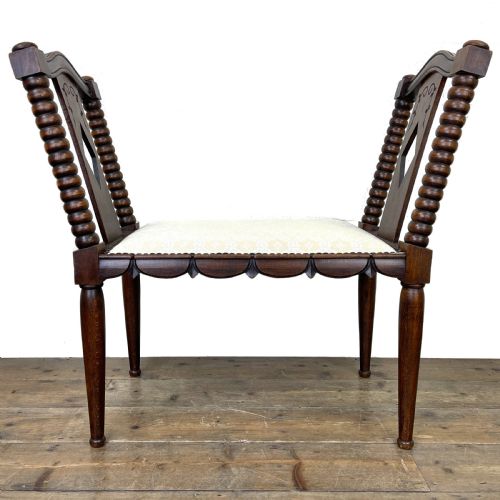 fig 1. Antique Oak Window Seat