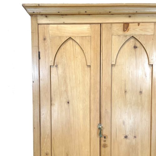 fig 2. Large Antique Pine Wardrobe
