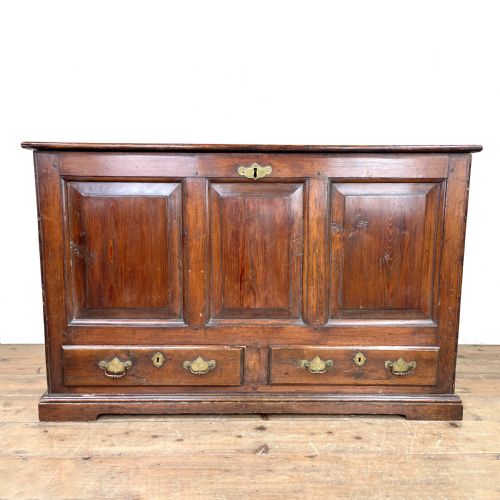 Antique Georgian Pine Mule Chest