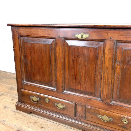 fig 2. Antique Georgian Pine Mule Chest