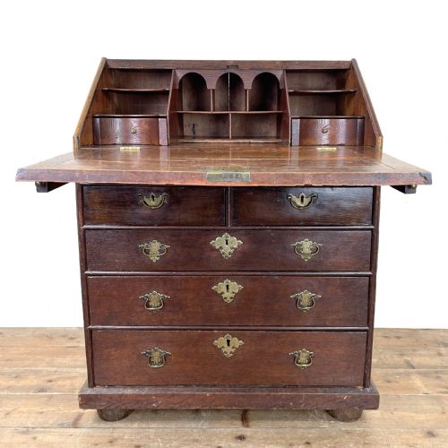 fig 2. Small 18th Century Oak Bureau