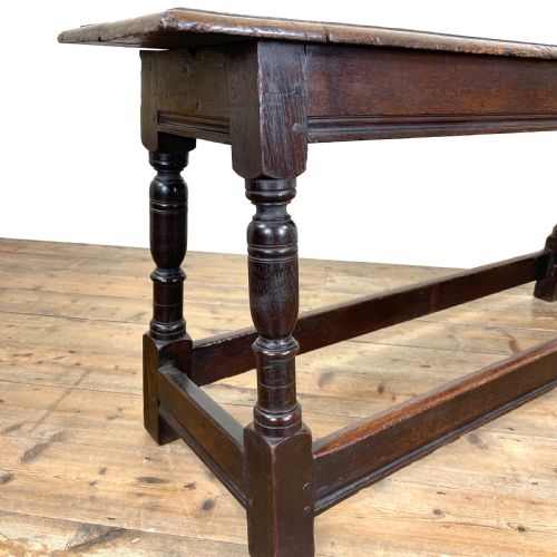 fig 2. Antique 18th Century Joined Oak Bench