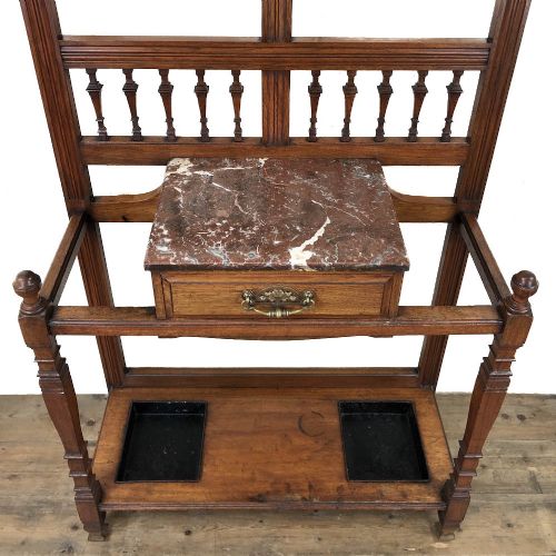 fig 2. ANTIQUE MAHOGANY HALL STAND