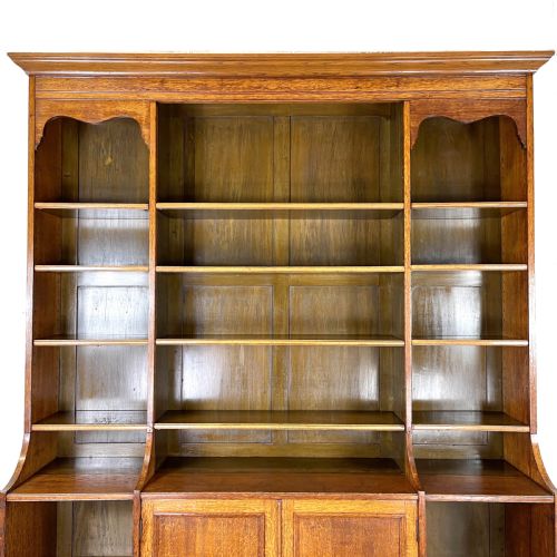 fig 2. Antique 19th Century Oak Bookcase