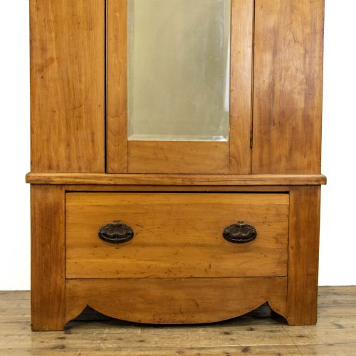 fig 1. Edwardian Antique Arts & Crafts Wardrobe