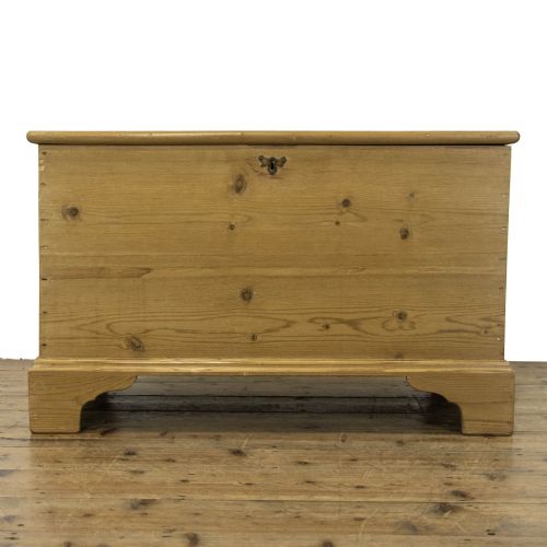 fig 1. Antique Pine Chest or Blanket Box