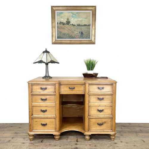 fig 1. Antique Victorian Pine Sideboard with Drawers