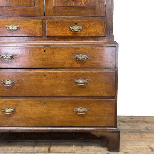 fig 1. Antique Welsh Oak Two Stage Press Cupboard