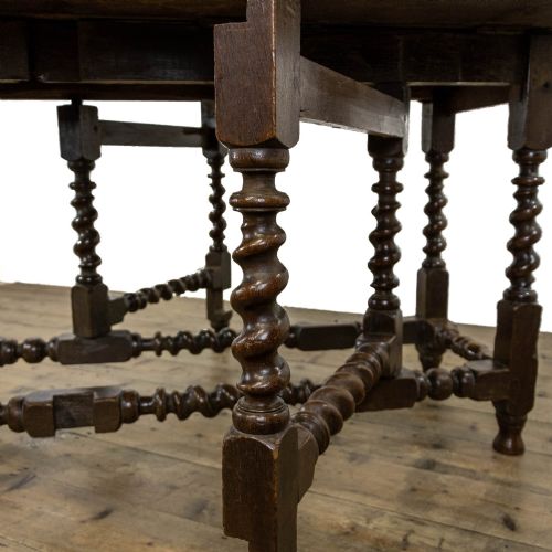 fig 2. Antique Oak Gateleg Table