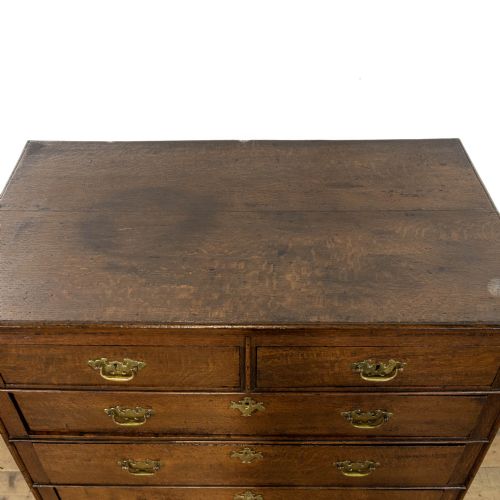 fig 2. 18th Century Antique Oak Chest of Drawers