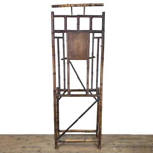 fig 1. Antique Bamboo Hall Stand with Mirror
