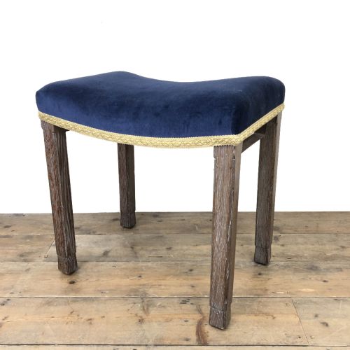 Antique Oak George VI Coronation Stool