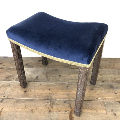 fig 2. Antique Oak George VI Coronation Stool