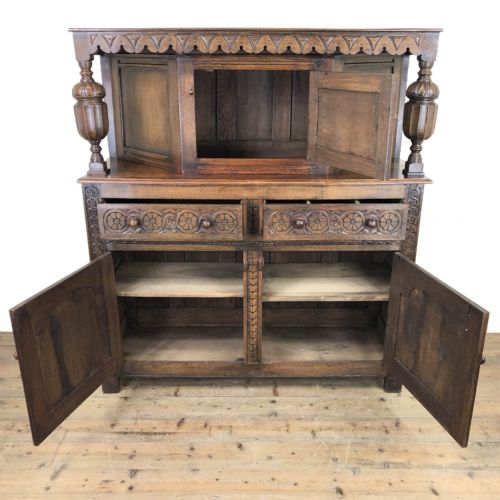 fig 2. Antique English Oak Court Cupboard