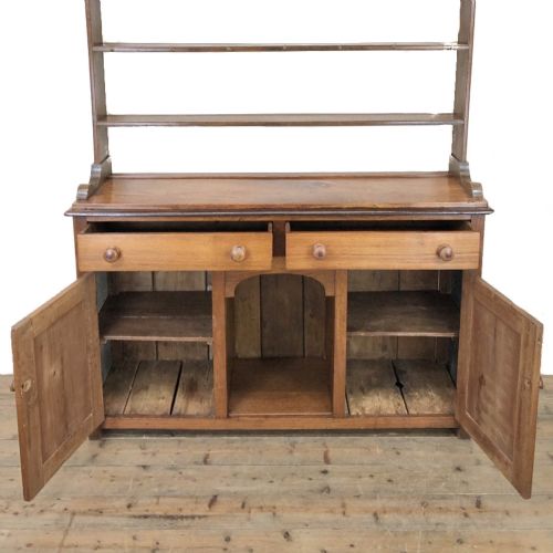 fig 1. Antique Oak Kitchen Dresser