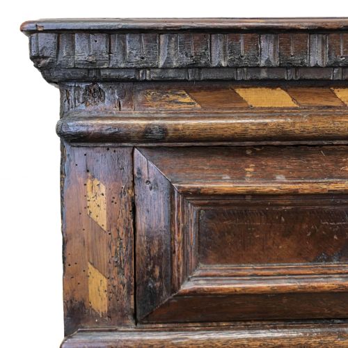 fig 2. Antique 17th Century Oak Chest of Drawers