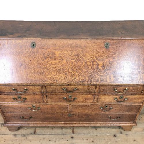 fig 1. Antique Georgian Oak Writing Bureau
