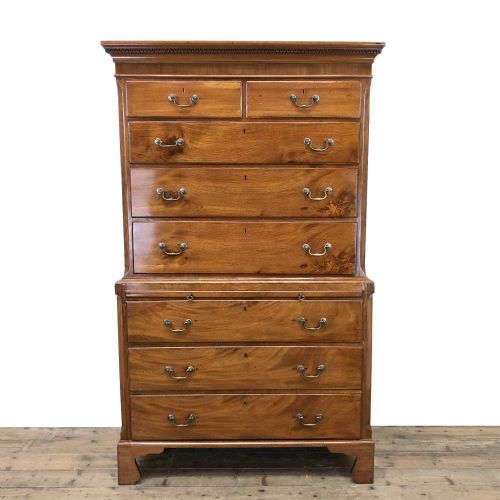 Antique Mahogany Tallboy Chest