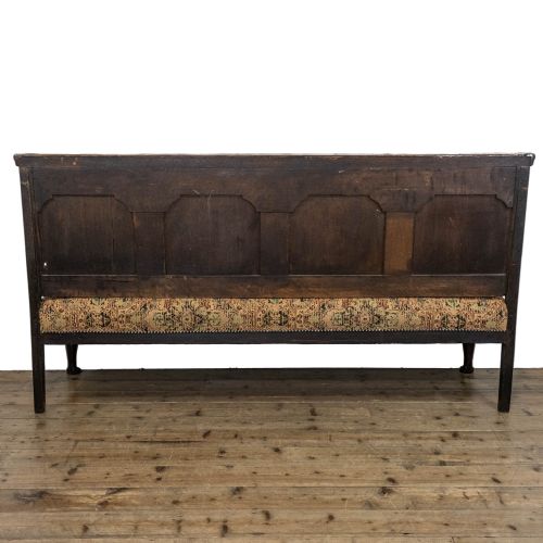 fig 2. Georgian Antique Settle with Panelled Back